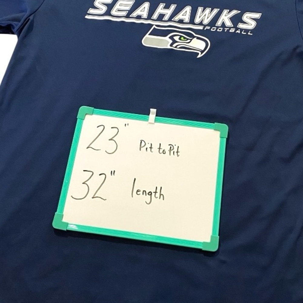 Seattle Seahawks Mens Performance T-shirt Size XL Gym Workout Training - Picture 6 of 7